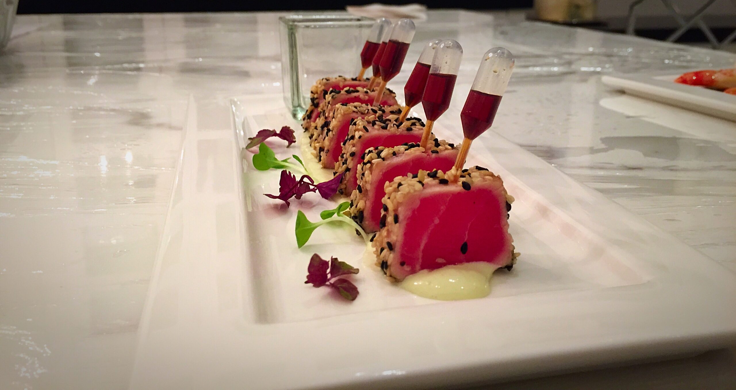 sushi plated