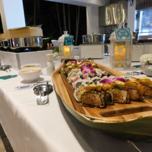 sushi at event