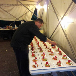 catered food at an event