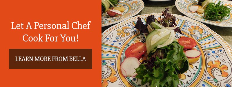 Call to action about personal chef services.