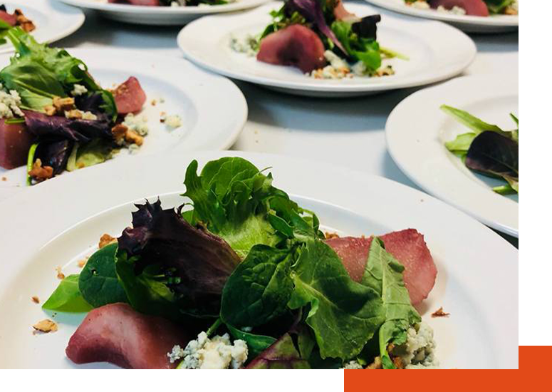 salad with seafood