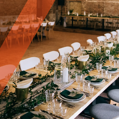 tables at event