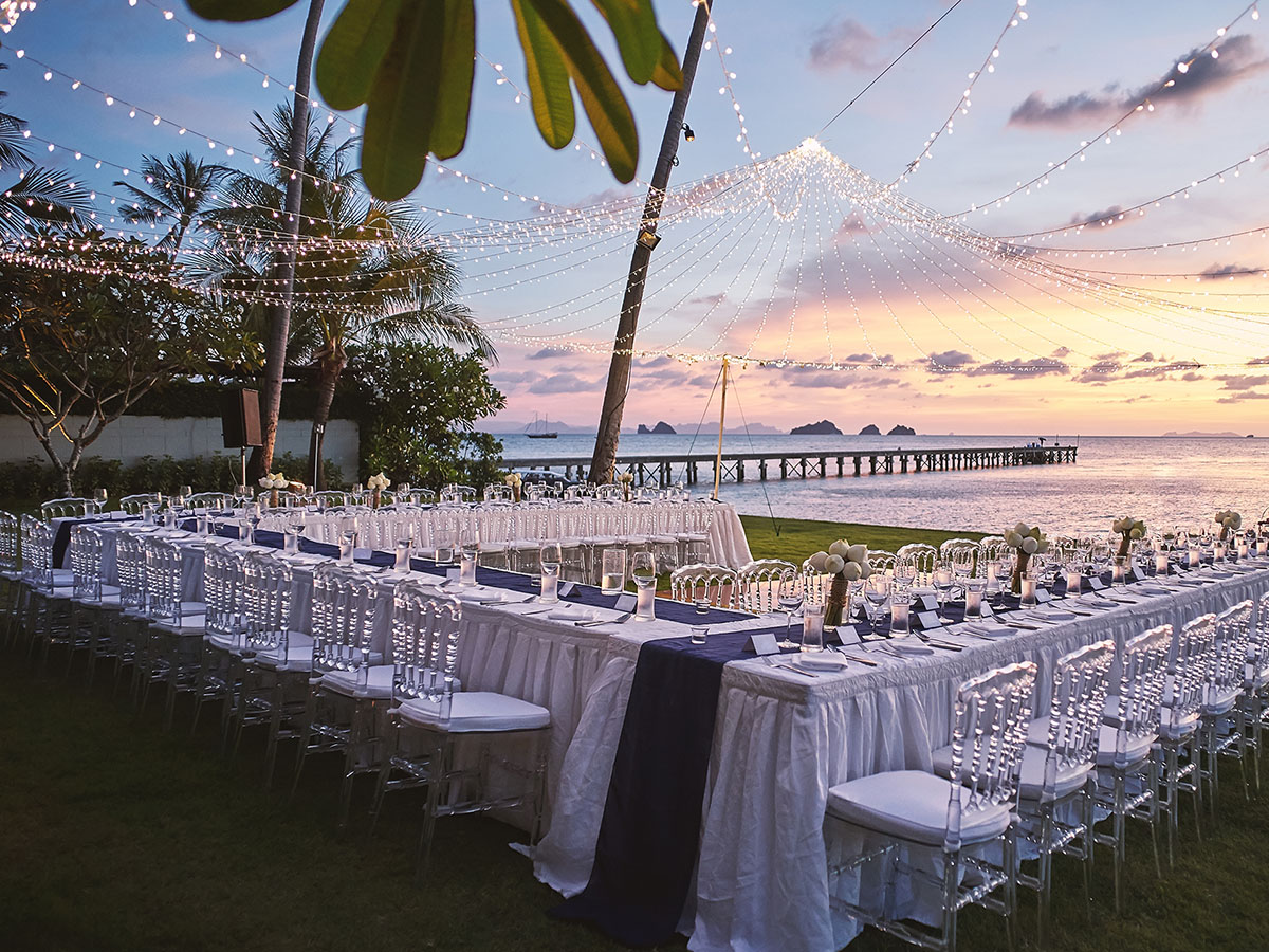 Image of a wedding reception